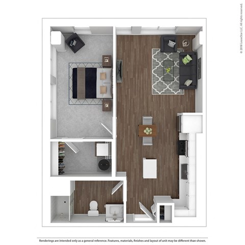 Arterra KC A4 3D Floor Plan